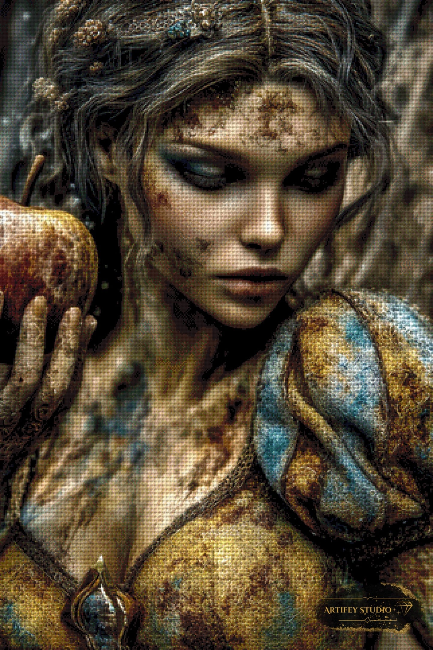 An Apple a Day... by Skyler 80x120 mit 170 Farben