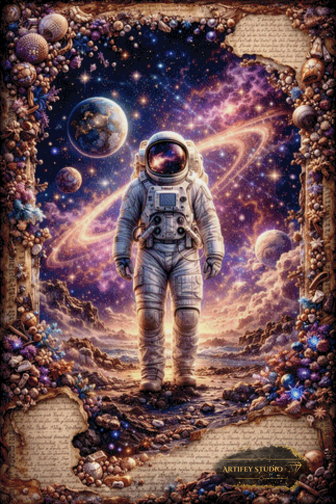 Stardust Odyssey by Daye 80x120 mit 200 Farben
