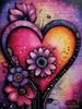 Blooming Heart by Skyler 60x80 mit 200 Farben