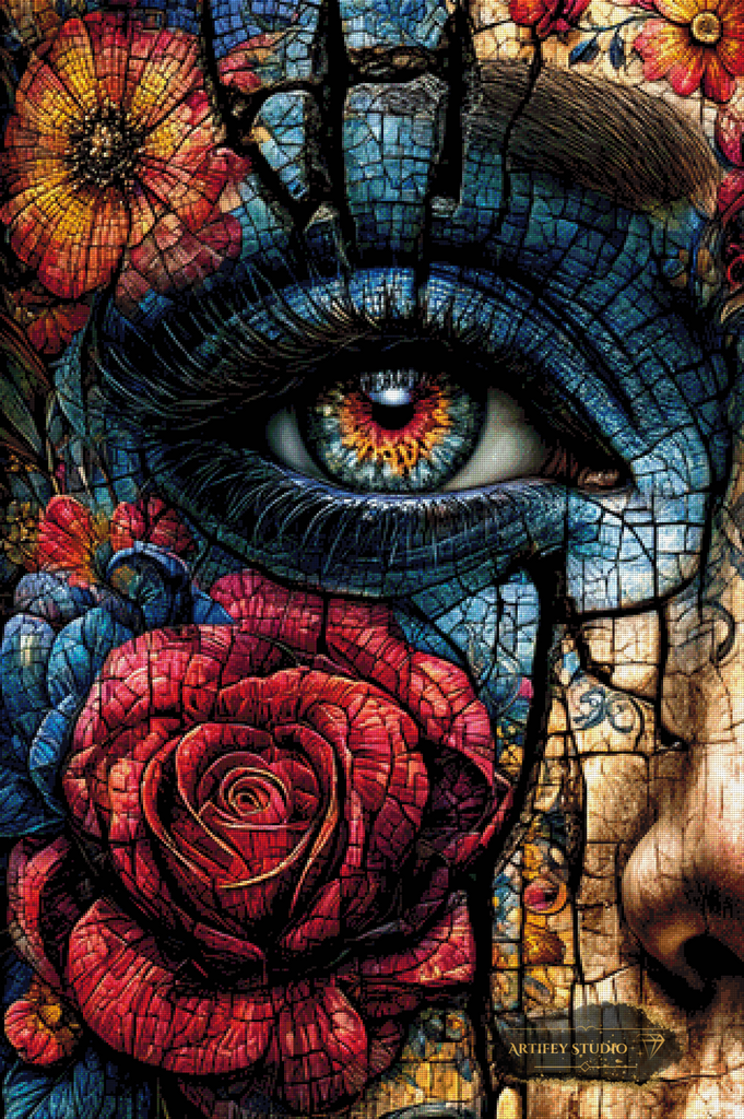 Broken Beauty by Mirael 80x120 with 320 colors