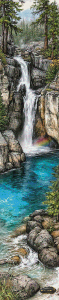 Waterfall by Lexxa 40x200 mit 190 Farben
