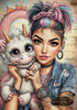 Drachen Freundschaft by Lexxa 70x100 mit 200 Farben Artifey Studio