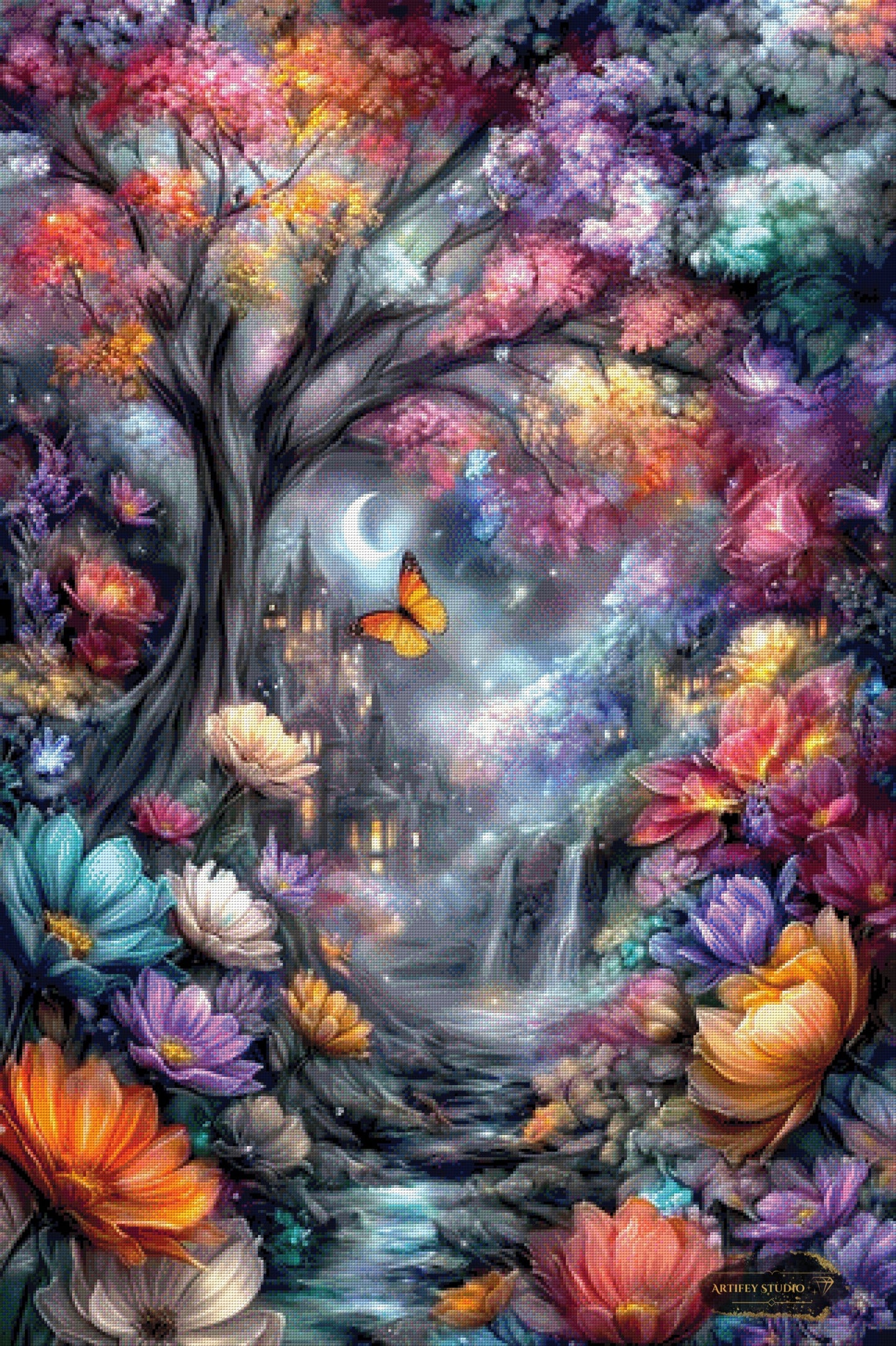 Pfad ins Zauberreich by Artifey 80x120 mit 340 Farben