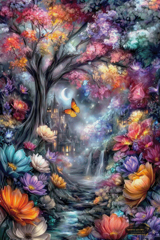 Pfad ins Zauberreich by Artifey 80x120 mit 340 Farben