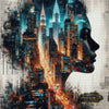 Big City Girl by Pixxchicks 90x90 mit 230 Farben - Artifey Studio