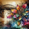 Iron Bridge Reverie by Pixxchicks 90x90 mit 370 Artifey Studio