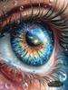 Auge der Ewigkeit by LaViie 90x120 mit 290 Farben
