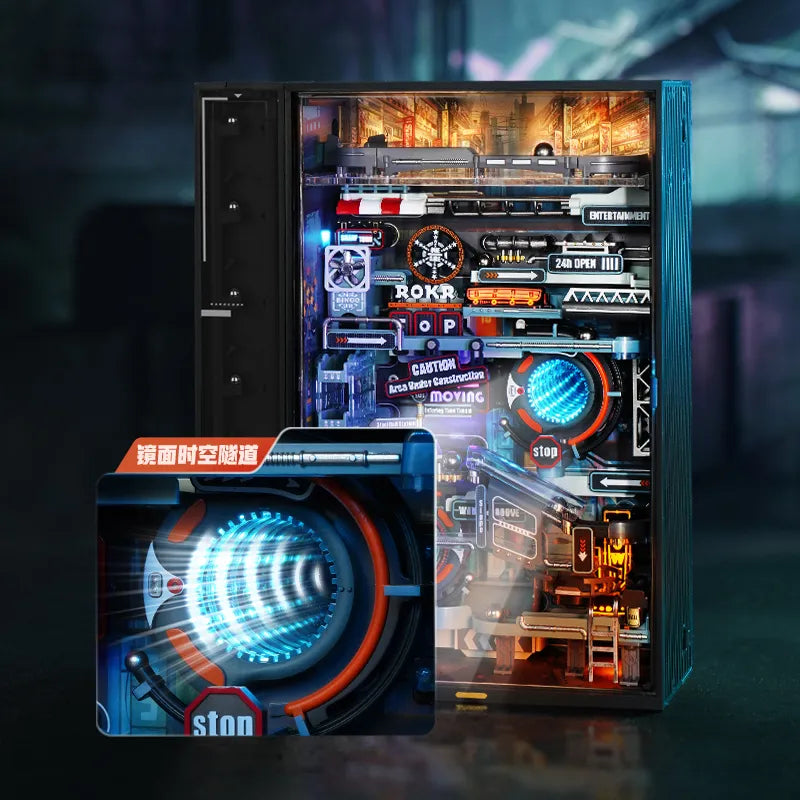 Die letzte Stadt - Murmelbahn, Modellbausatz, 3D-Puzzle