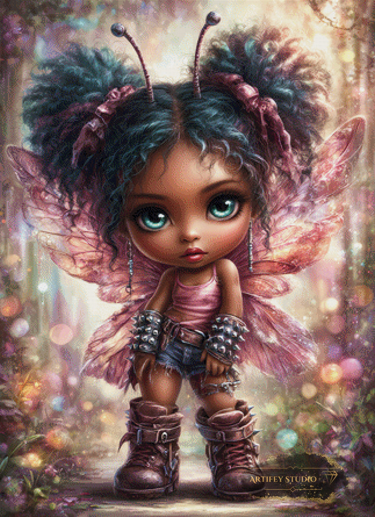 Freche Fee by LaViie 80x110 mit 240 Farben - Artifey Studio