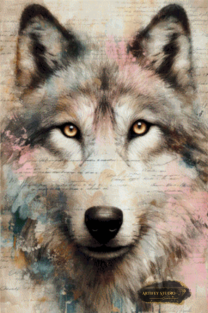 The Soul of the Wolf by MAD 60x90 with 120 colors