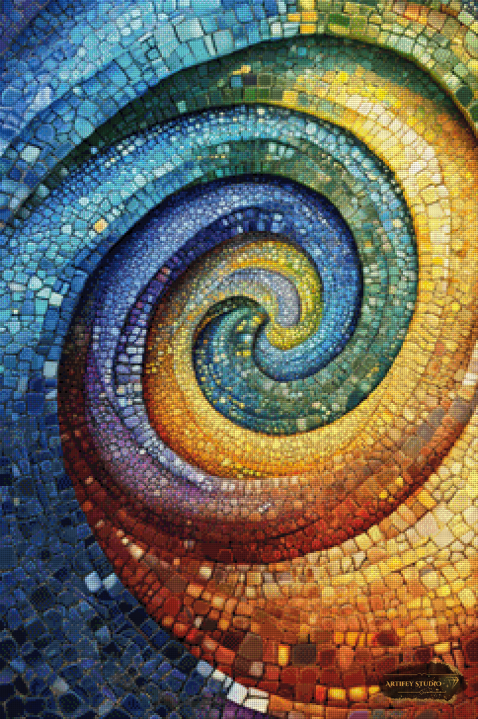 Mosaic Magic by Pixxchicks 60x90 with 300 colours
