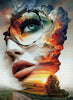 The Sky is Her Mirror by Mirael 80x110 mit 250 Farben - Artifey Studio