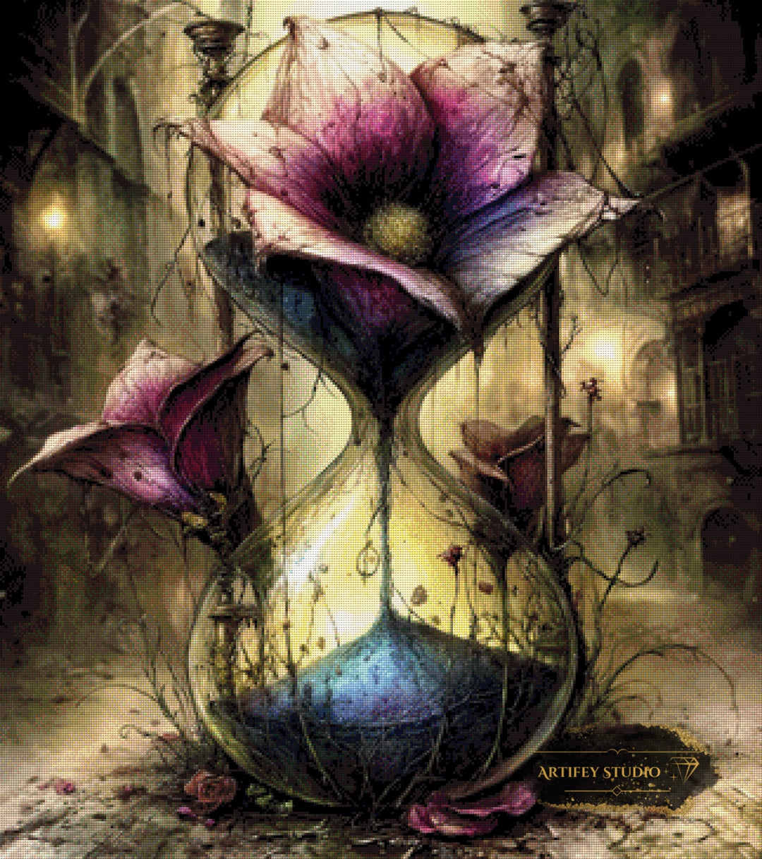 Resonance of Time by Skyler 80x90 mit 190 Farben - Artifey Studio