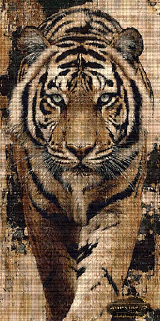 Whisper of the Tiger by Morrigan 50x100 mit 80 Farben Artifey Studio