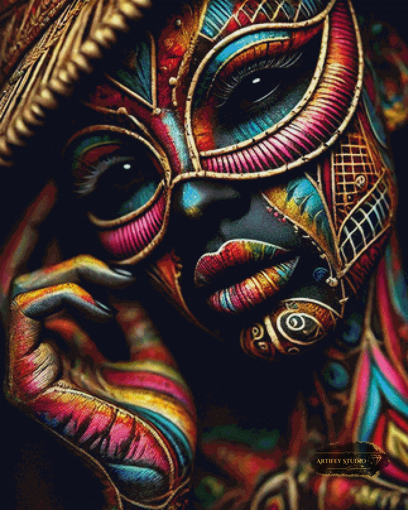 Maya Mosaic by Morrigan 80x100 with 280 colors