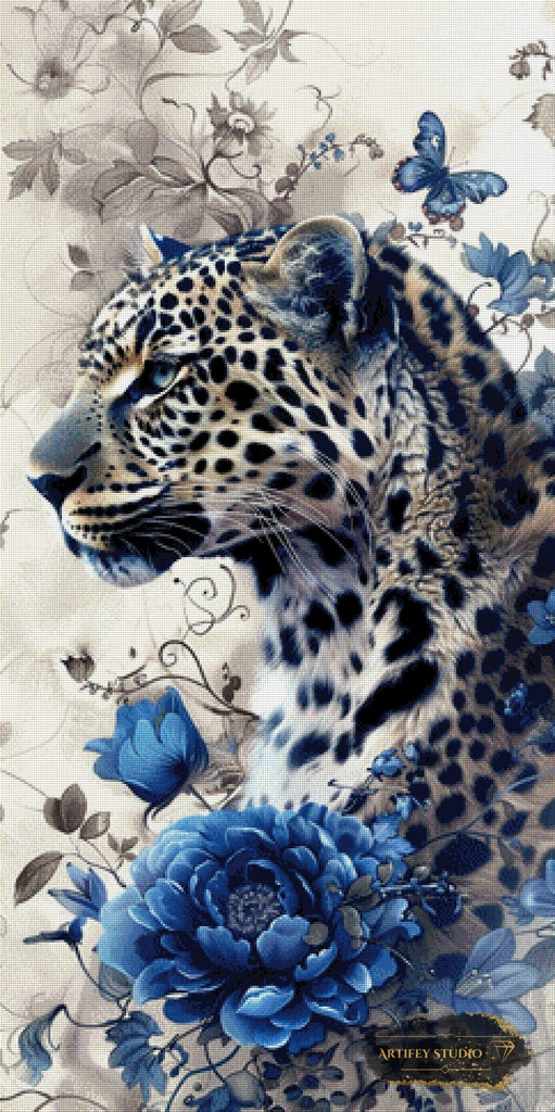 Bluepard by Artifey 60x120 mit 135 Farben Artifey Studio