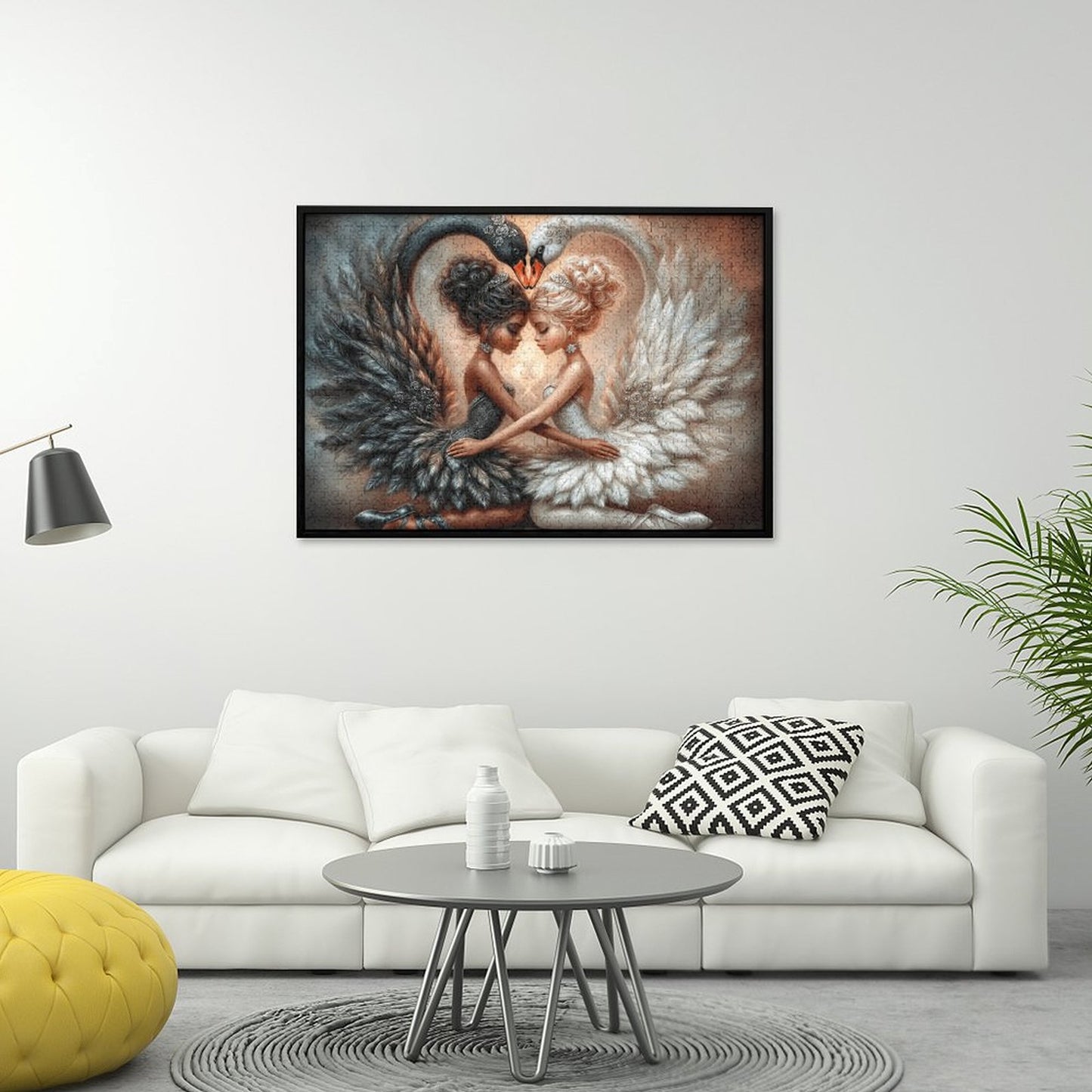 Zwei Seiten des Herzens by LaViie Jigsaw Puzzles