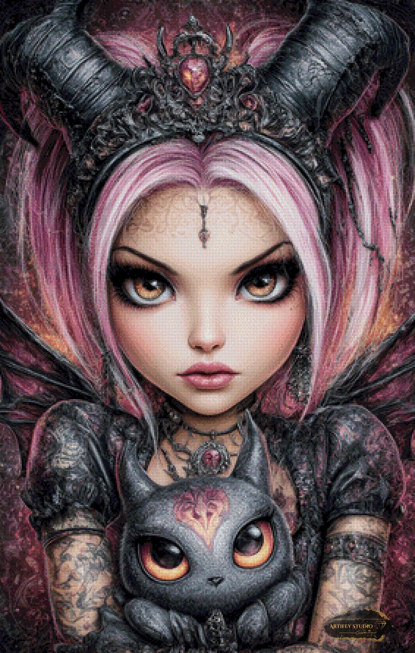 Mystica by Kaida 70x110 mit 130 Farben