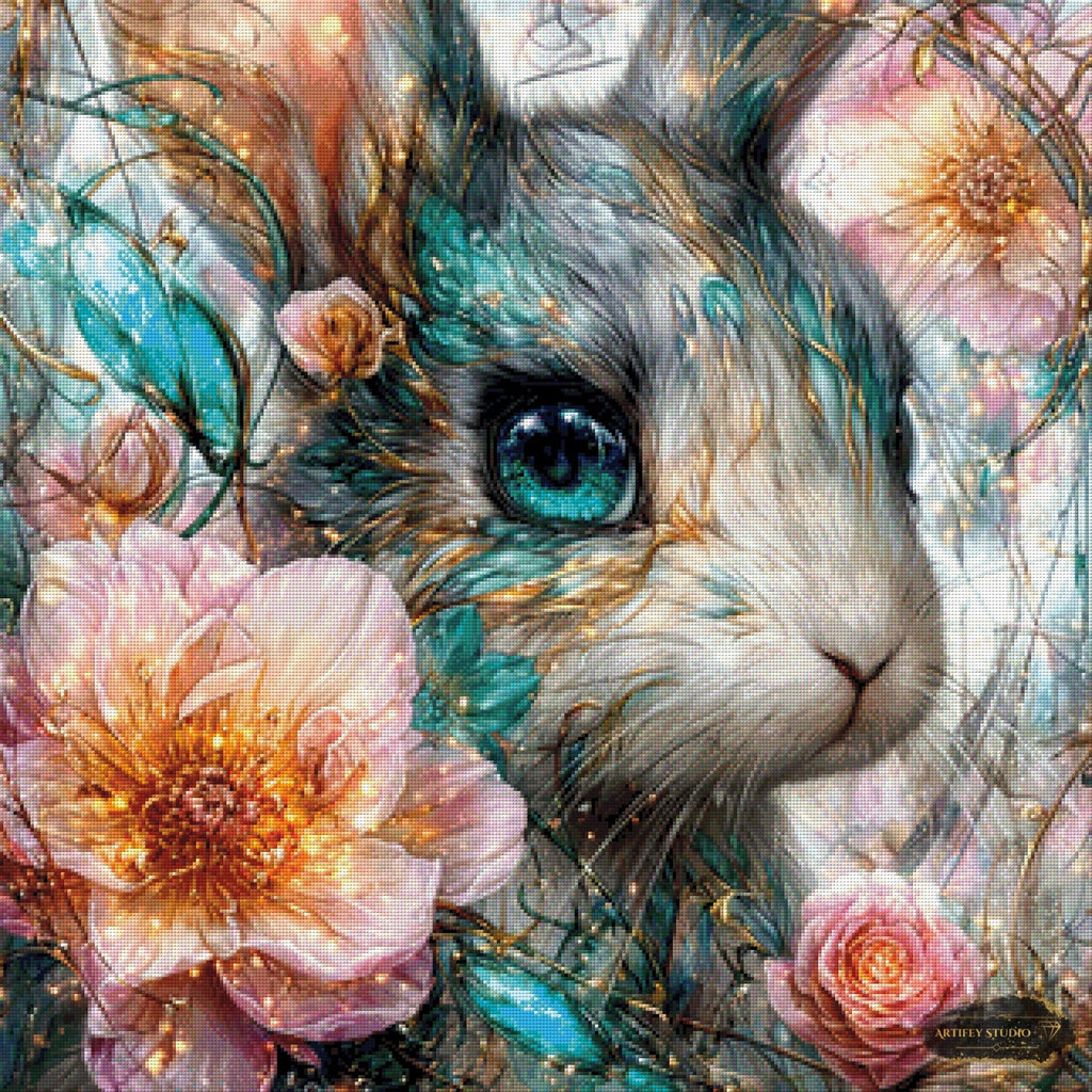 Emerald Gaze by Artifey 80x80 mit 280 Farben Artifey Studio