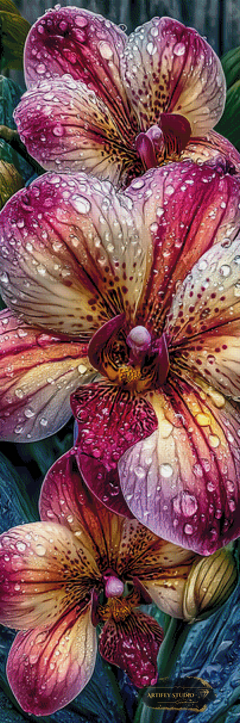 Orchid Glow by Artifey 50x150 mit 330 Farben
