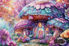 Pilzkönigreich by Artifey 120x80 mit 370 Farben - Artifey Studio