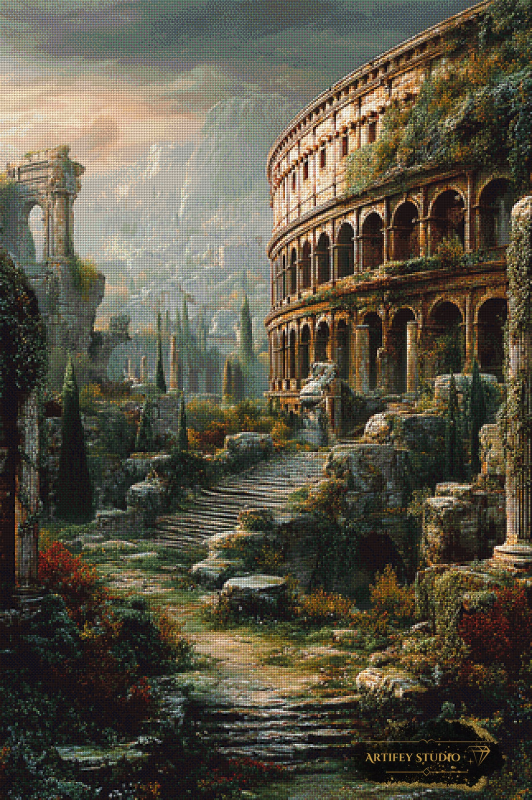 Amphitheatrum.Flavium by Morrigan 80x120 mit 170 Farben - Artifey Studio