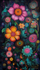 Neon Garden by Pixxchicks 70x120 with 310 colors