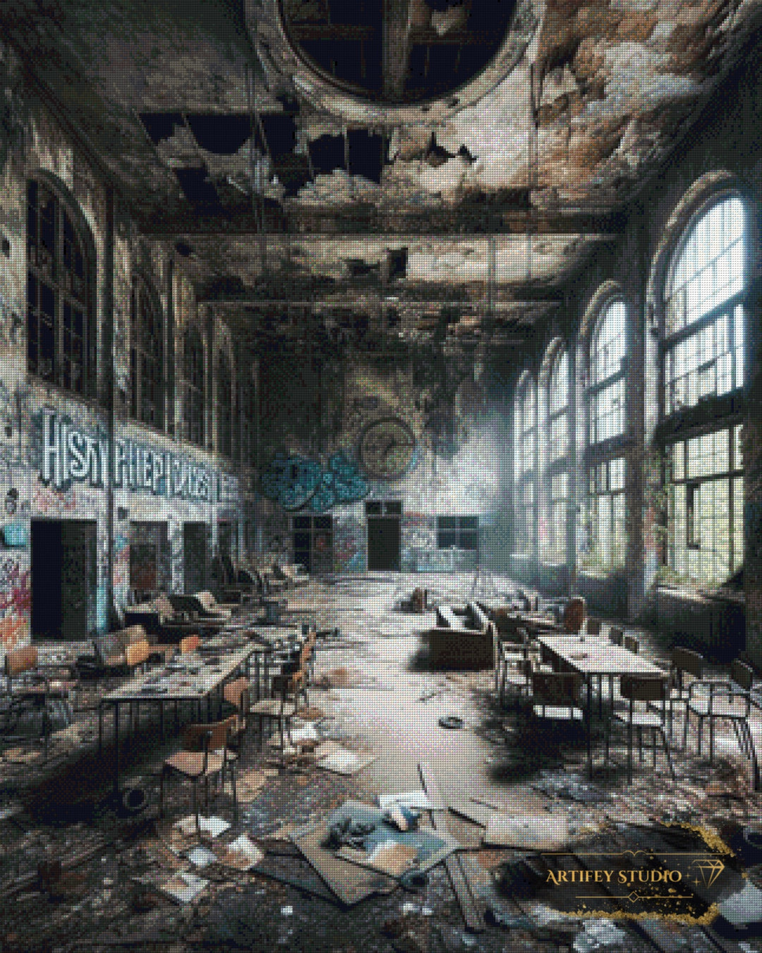 Forgotten Curriculum by Diynamite 80x100 mit 110 Farben - Artifey Studio