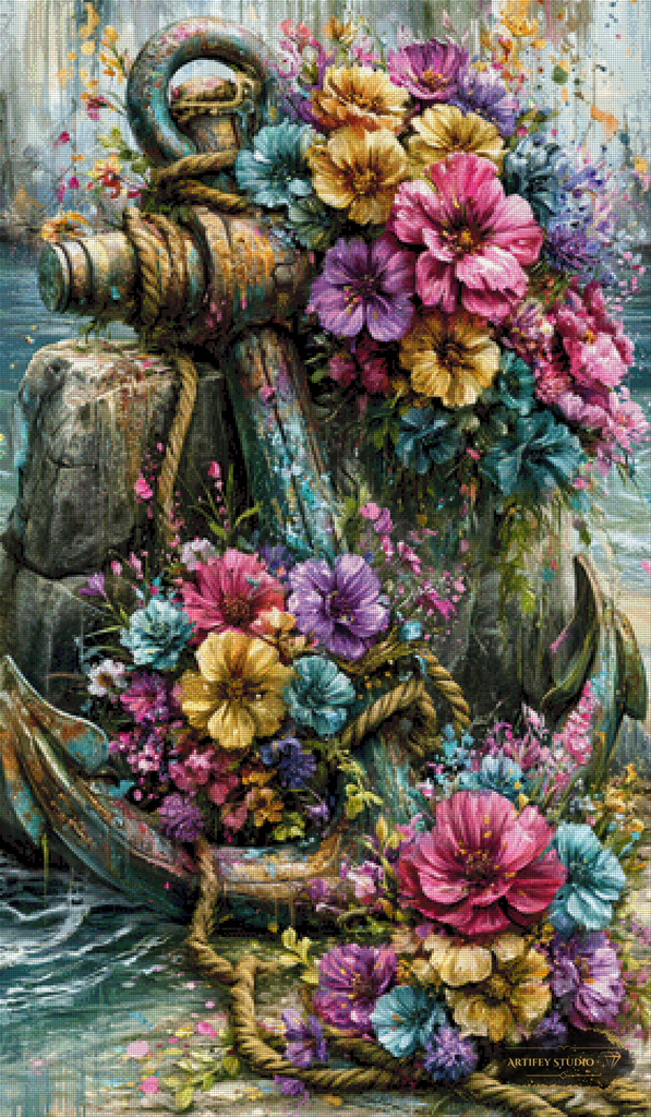 Anchor of Hope by Mirael 70x120 mit 340 Farben