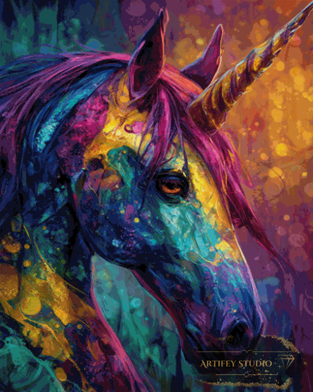 Meta Horn by Skyler 80x80 mit 270 Farben - Artifey Studio