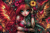 Angel of Elements by Lexxa 120x80 mit 310 Farben