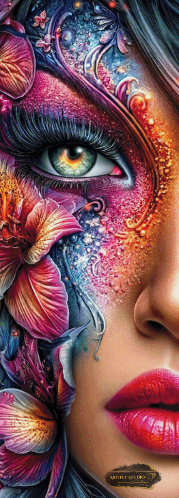 Ayana de Morrigan 65x180 con 310 colores
