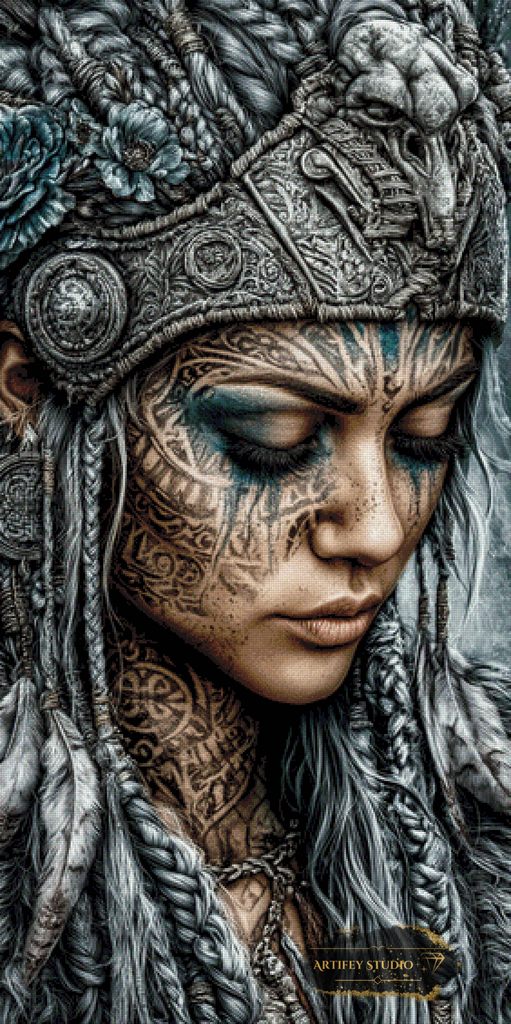 Silent Warrior by Mirael 70x140 mit 115 Farben