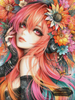 Flower Beats by AsnaX 90x120 with 330 colors