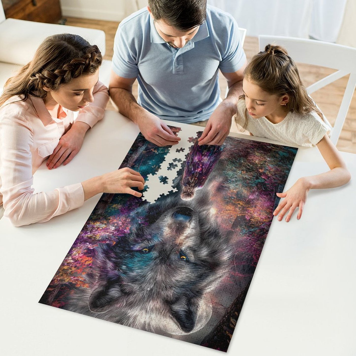 la fille et le loup by Morrigan Jigsaw Puzzles