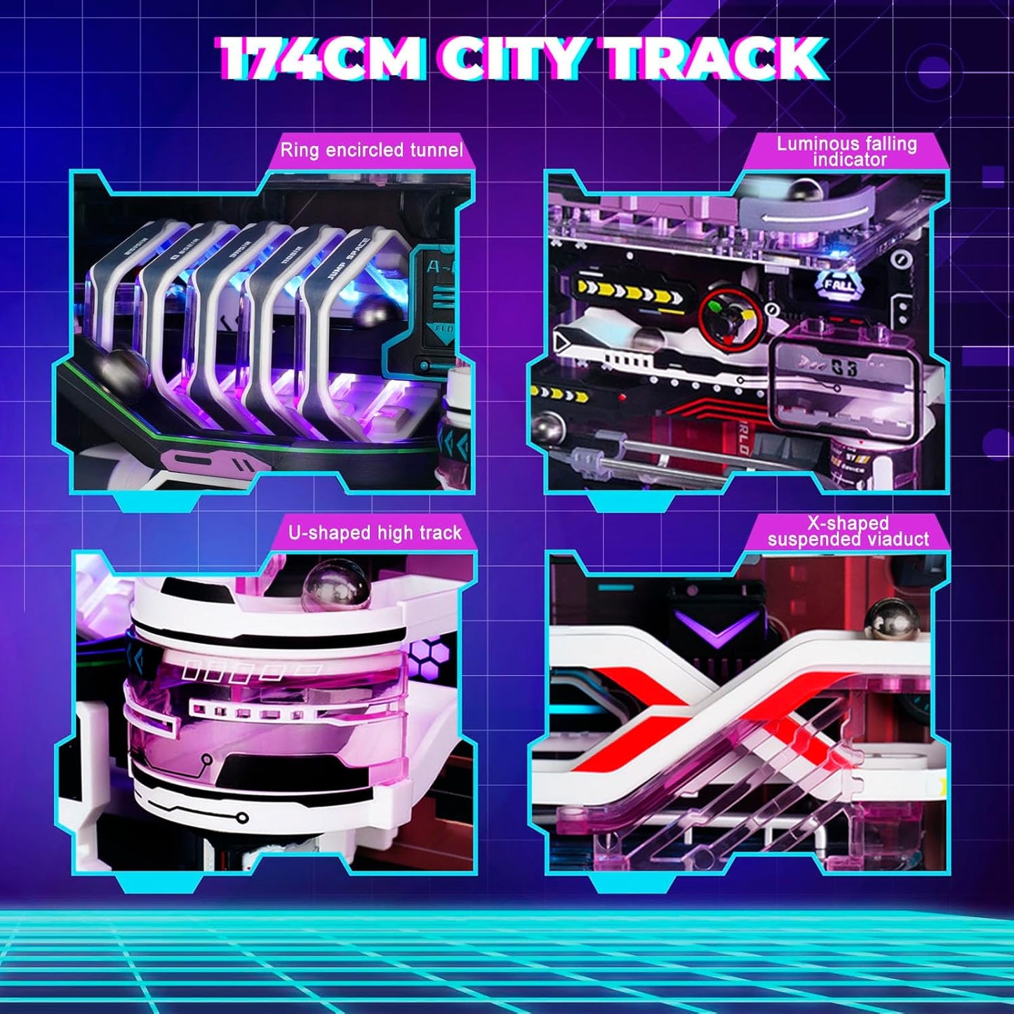 Die Stadt der Zukunft - Murmelbahn, Modelbau, 3D-Puzzles