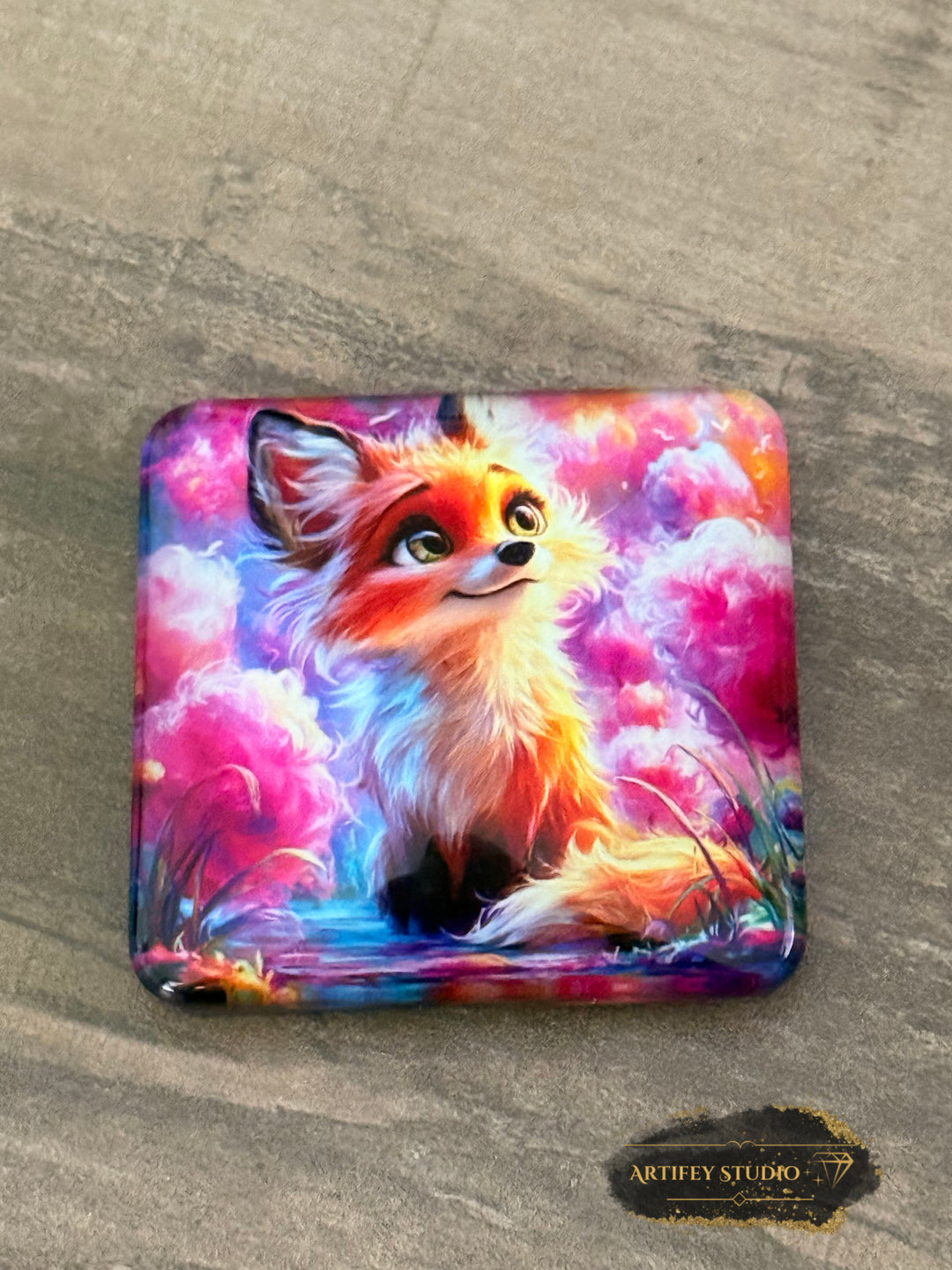 Cotton Candy Fox by Artifey Cover Minder