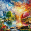 Fluss der Zeit by Mirael 100x100 mit 340 Farben - Artifey Studio
