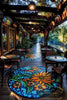 The cafe by the river by Morrigan 80x120 mit 320 Farben - Artifey Studio
