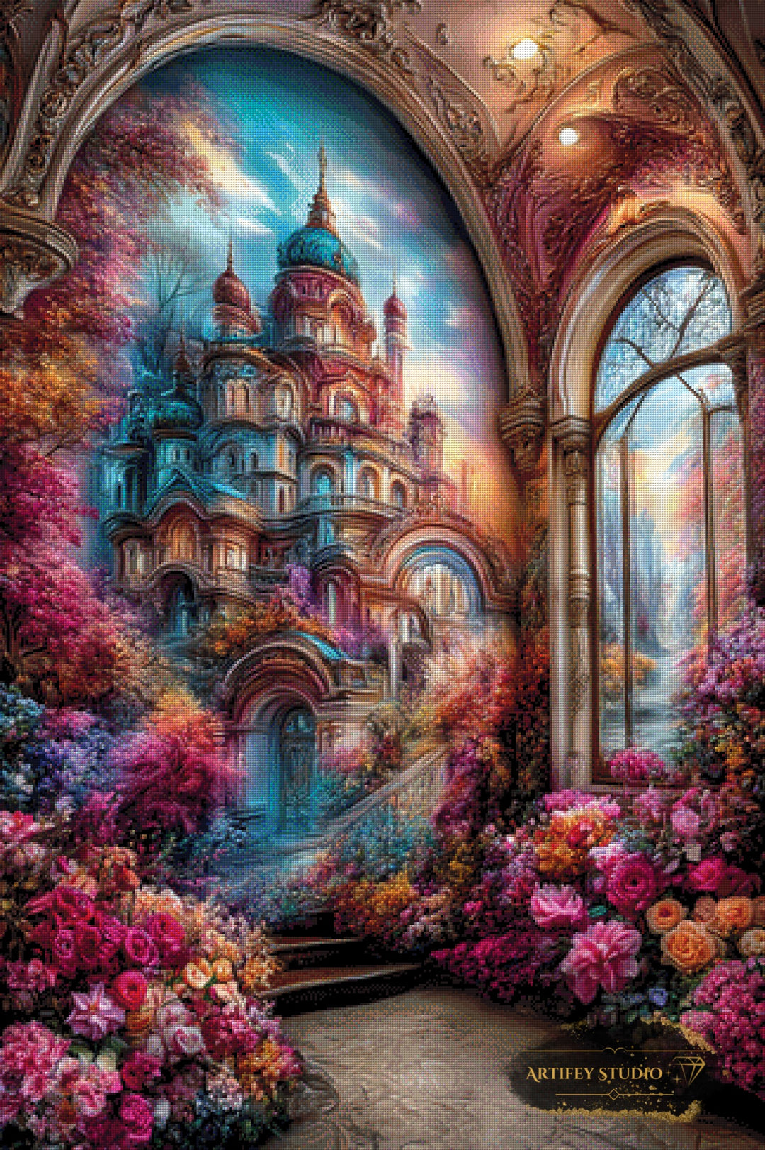 Portal zum Fairytale-Palast by Meg 80x120 mit 320 Farben