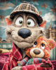 London Paws by Mirael 80x90 mit 270 Farben
