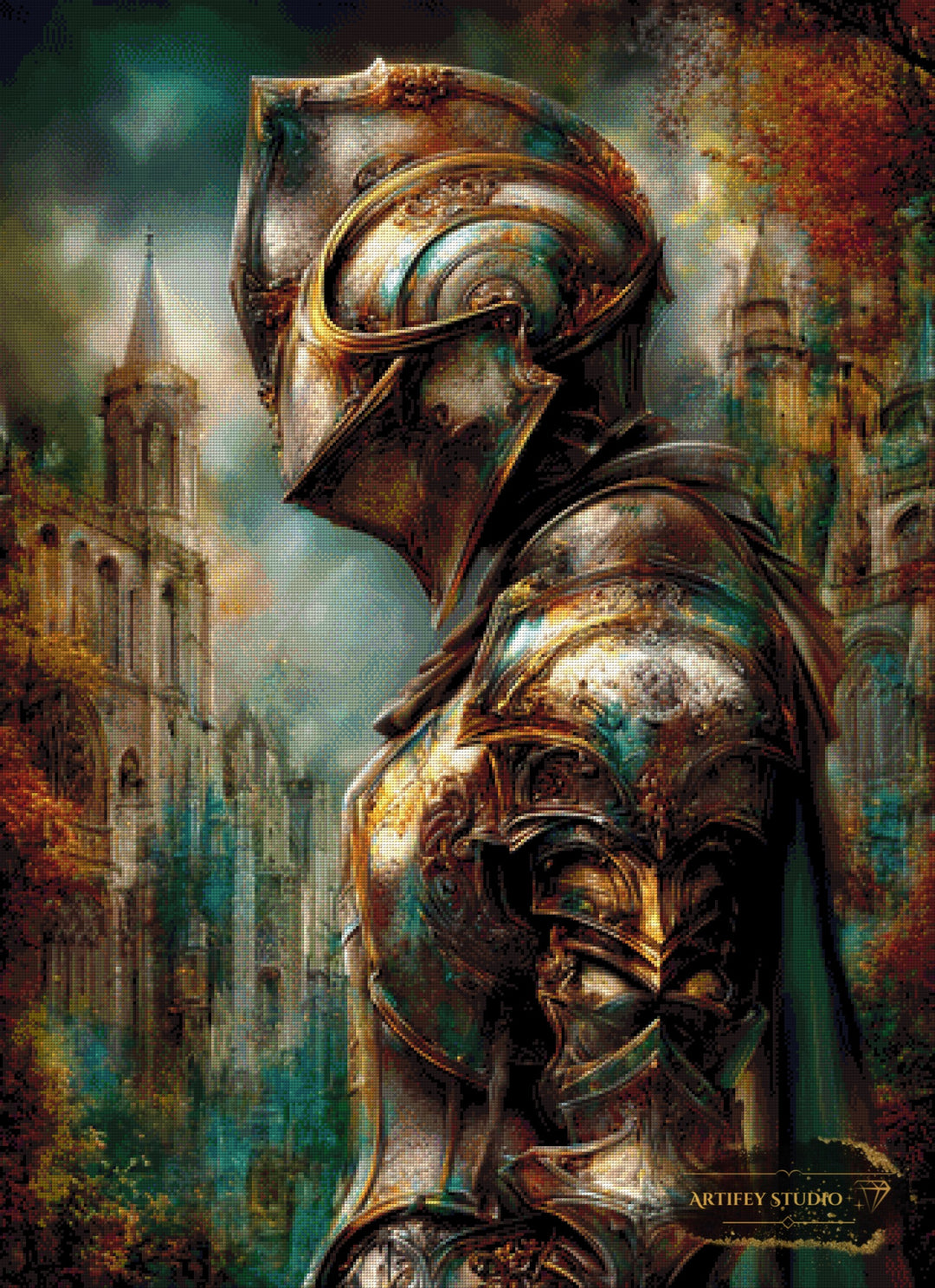 Elias the Eternal by Skyler 80x110 mit 190 Farben - Artifey Studio