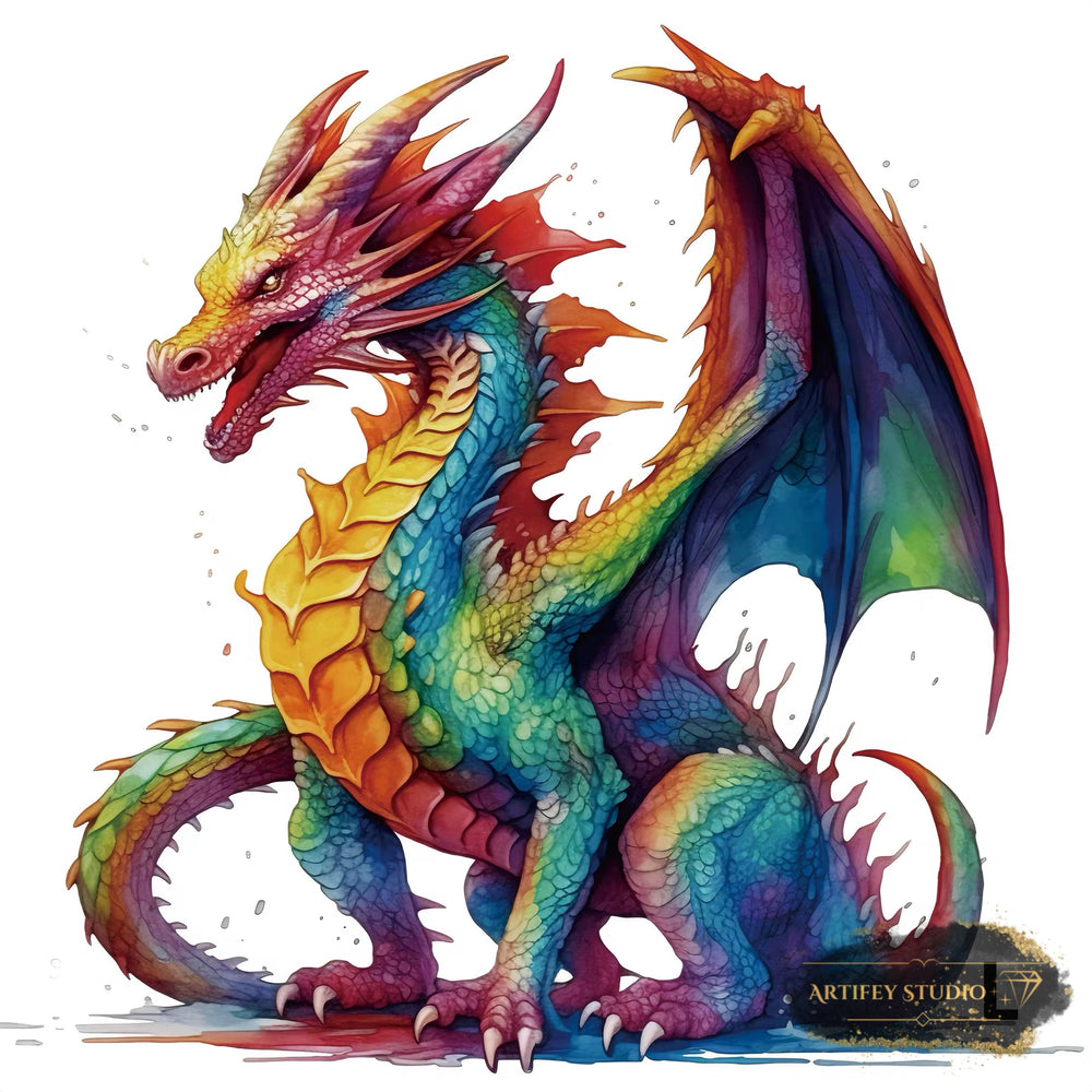 Holzpuzzle- Drache - Artifey Studio