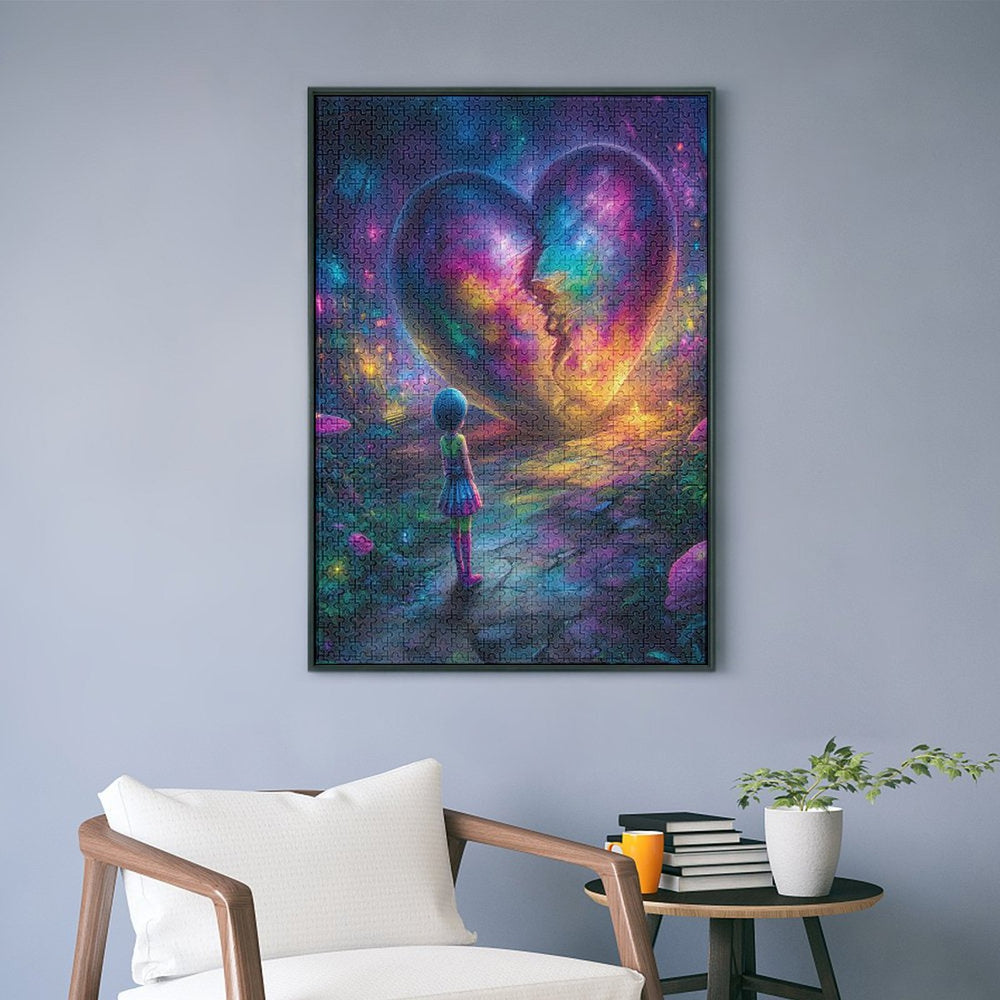 Where do broken hearts go by Morrigan Jigsaw Puzzles - Artifey Studio
