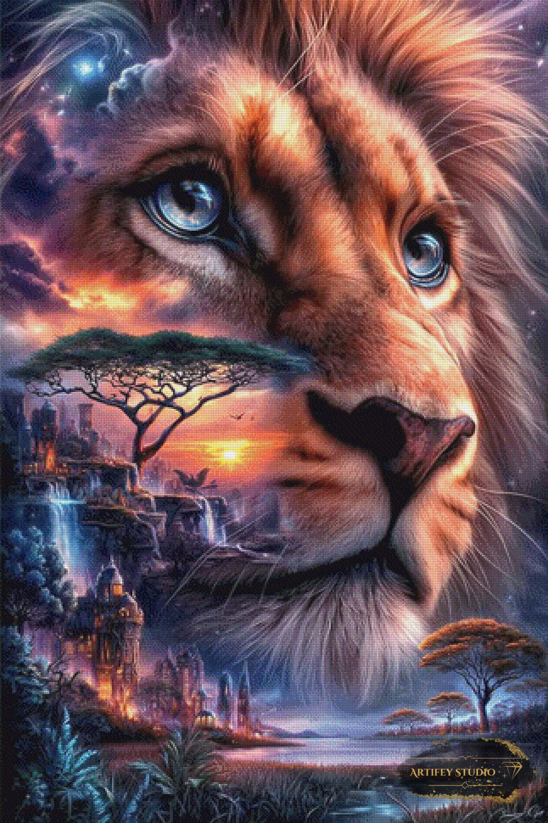 King of Dreams by Artifey 80x120 mit 230 Farben - Artifey Studio
