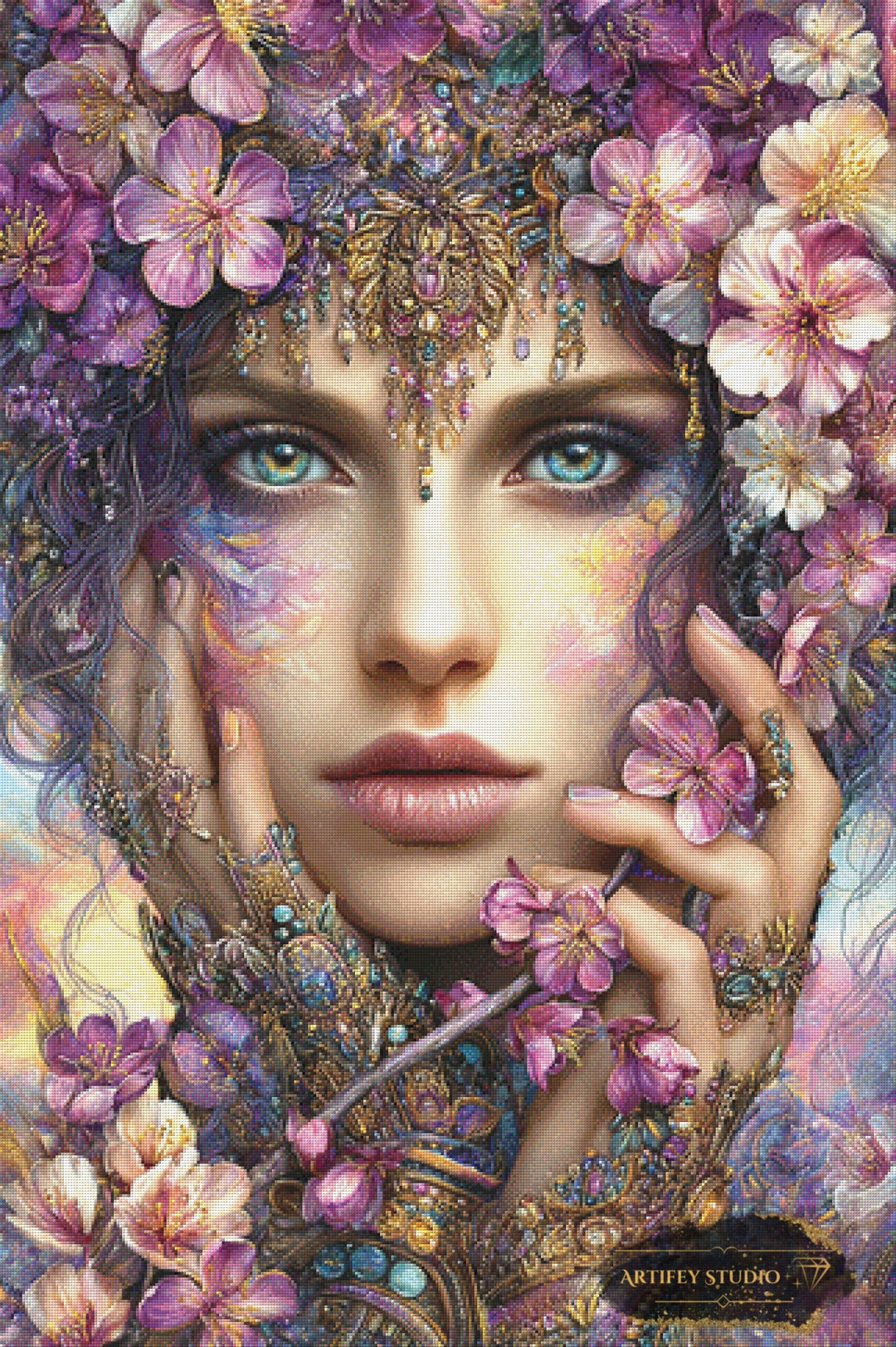Ms Blossom by Mirael 80x120 mit 260 Farben Artifey Studio