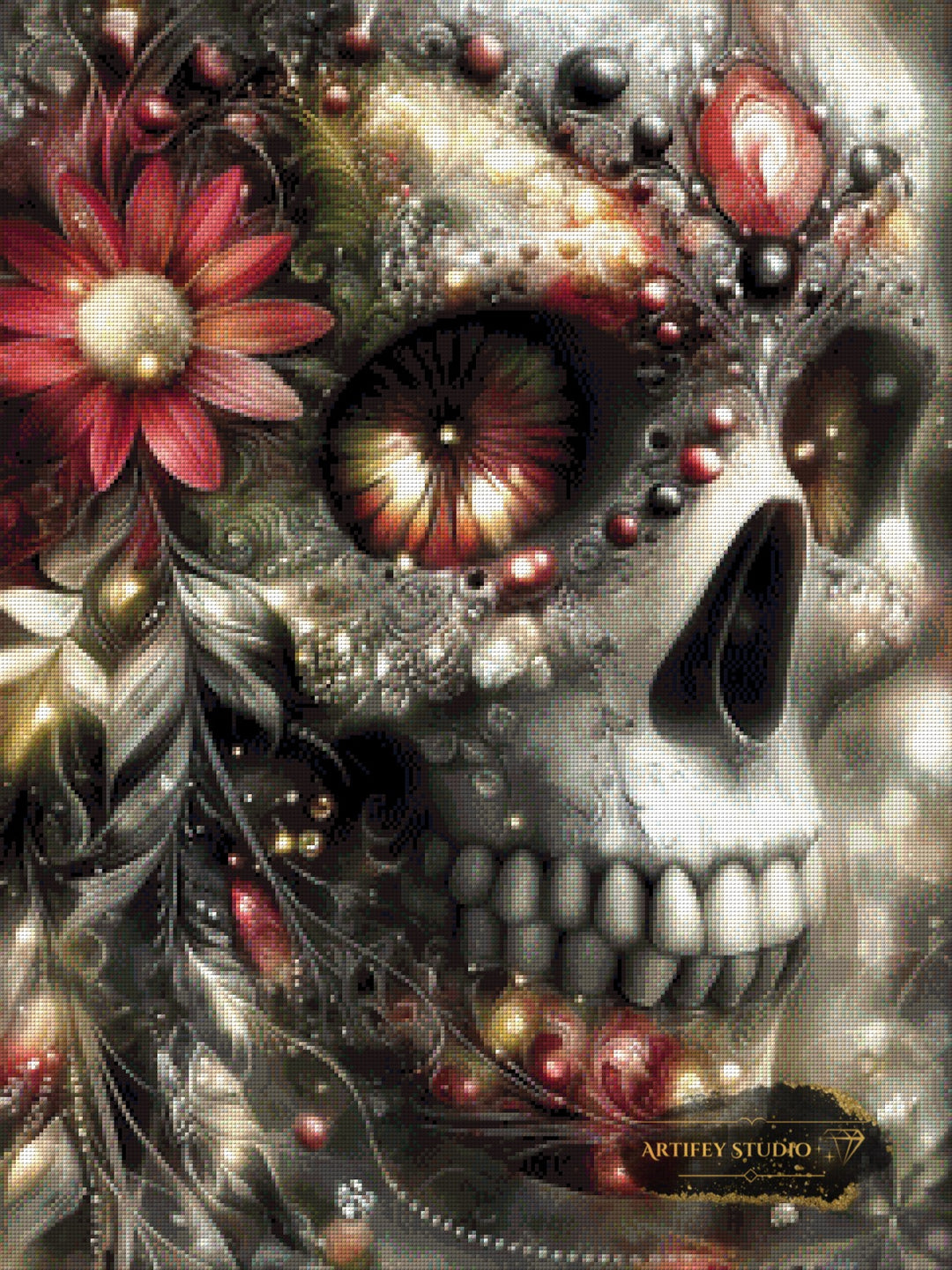 Ornate Afterlife by Skyler 60x80 mit 170 Farben - Artifey Studio