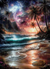 Tropische Galaxie by LaViie 80x110 mit 280 Farben - Artifey Studio