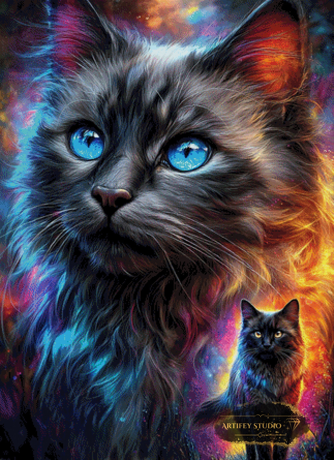 Souls for Eternity by Skyler 80x110 mit 250 Farben - Artifey Studio