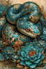 Queen of Snakes by Mirael 80x120 with 220 colors